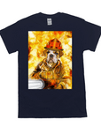 'The Firefighter' Personalized Pet T-Shirt