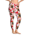 Custom Leggings (Bloom Red: 1-4 Pets)