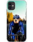 'The Male Cyclist' Personalized Phone Case
