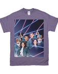 1980s Lazer Portrait Personalized T-Shirt for Pets and Humans Custom Portrait Tee