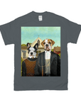 'American Pawthic' Personalized 2 Pet T-Shirt