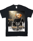 'The Drummer' Personalized Pet T-Shirt