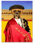 'The Bull Fighter' Personalized Pet Poster