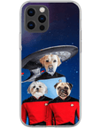 'Doggo-Trek' Personalized 3 Pet Phone Case