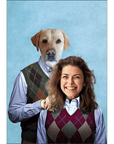 'Step Doggo & Human (Female)' Personalized Poster