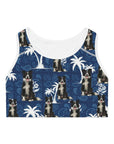 Custom Sports Bra (Palm Blue: 1-4 Pets)