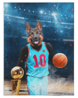 'The Basketball Player' Personalized Pet Blanket
