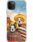 '2 Amigos' Personalized 2 Pet Phone Case