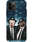 'The Blues Doggos' Personalized 2 Pet Phone Case