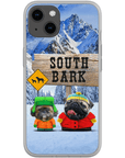 'South Bark' Personalized 2 Pet Phone Case