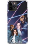'1980s Lazer Portrait Pet(Male)/Human(Female)' Personalized Phone Case