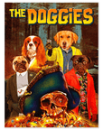 'The Doggies' Personalized 4 Pet Poster