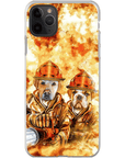 'The Firefighters' Personalized 2 Pet Phone Case