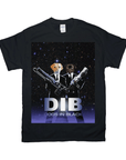 'Dogs in Black' Personalized 2 Pet T-Shirt