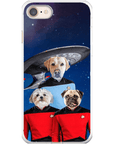 'Doggo-Trek' Personalized 3 Pet Phone Case