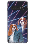 '1980s Lazer Portrait (Female)' Personalized Pet Phone Case