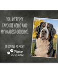 Personalized Memorial Pet Poster