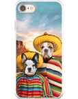 '2 Amigos' Personalized 2 Pet Phone Case