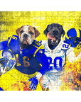 'Los Angeles Doggos' Personalized 2 Pet Puzzle