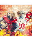 'San Francisco 40Doggos' Personalized 2 Pet Puzzle