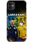 'Sweden Doggos Euro Football' Personalized 2 Pet Phone Case