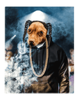 'D.O. Double G' Personalized Pet Standing Canvas