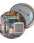 The Trucker(s) ( 1 - 4 Pets) Custom Pin
