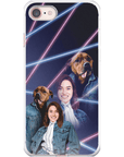 '1980s Lazer Portrait Pet(Male)/Human(Female)' Personalized Phone Case