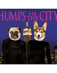 'Humps in the City' Personalized 2 Pet Poster
