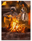'The Campers' Personalized 2 Pet Poster