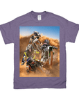 'The Motocross Riders' Personalized 3 Pet T-Shirt