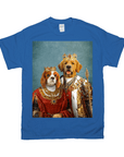 'King And Queen' Personalized 2 Pet T-Shirt