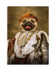 'The King Blep' Personalized Pet Standing Canvas