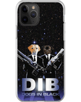 'Dogs in Black' Personalized 2 Pet Phone Case