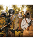 'The Hunters' Personalized 4 Pet Puzzle