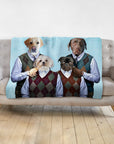 'Step Doggos and Doggette' Personalized 4 Pet Blanket