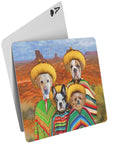 '4 Amigos' Personalized 4 Pet Playing Cards