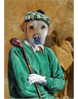'The Golfer' Personalized Pet Poster