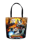 'Street Doggos' Personalized 3 Pet Tote Bag
