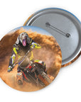 The Motocross Rider(s) ( 1 - 3 Pets) Custom Pin