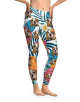 Custom Leggings (Floral White: 1-4 Pets)