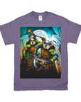 'Teenage Mutant Ninja Doggos' Personalized 2 Pet T-Shirt
