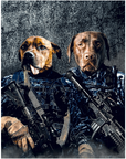 'The Navy Veterans' Personalized 2 Pet Puzzle