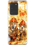 'The Firefighters' Personalized 2 Pet Phone Case