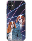 '1980s Lazer Portrait (Female)' Personalized Pet Phone Case