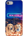 'Doggos of New York' Personalized 2 Pet Phone Case