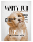 'Vanity Fur' Personalized Pet Blanket