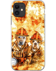 'The Firefighters' Personalized 2 Pet Phone Case