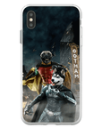 'Bat Dog & Robpaw' Personalized 2 Pet Phone Case