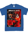 'Belgium Doggos' Personalized 2 Pet T-Shirt